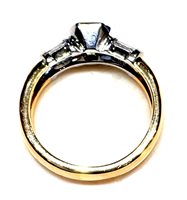 Anneau Sommer Femme Anni '80 in Or jaune Diamante 0.53 Ct SOLITARIO CT. 0,53C-0.44 G/VSI - SOLITARIO CT. 0,53C-0.44 G/VSI